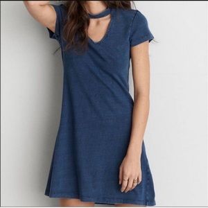 American Eagle Outfitters Soft & Sexy Choker Dress
